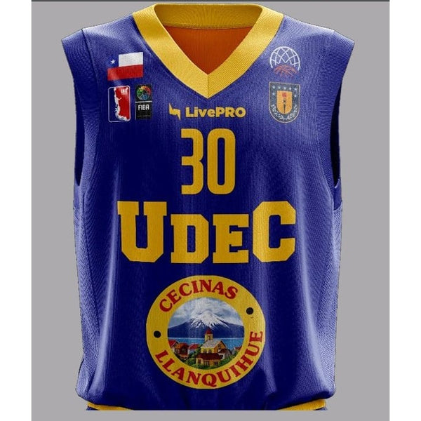 Camisetas Poleras Basket UdeC Live Pro Chile